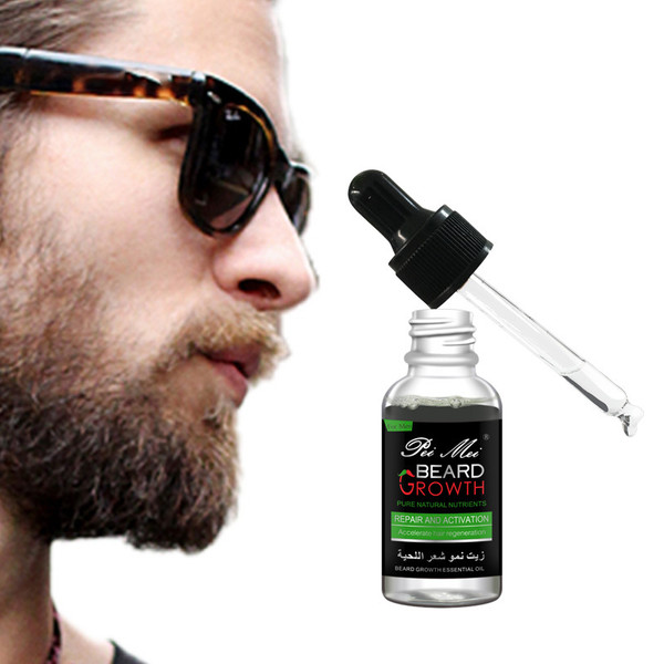 100% Natural Organic Men Beard Growth Oil Beard Wax balm Hair Loss Products Leave-In Conditioner Groomed Beard Growth
