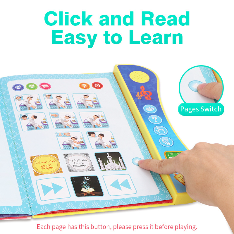 English Learning Electronic Book Machine With Smart Pen Early Educational Book interactive toys kids language learning toy