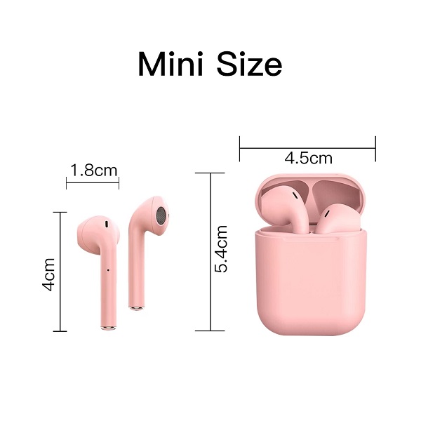 Macaron inPods 12 TWS Bluetooth Earphone Mini Headphone Wireless Earbuds Bluetooth Headset with Charging Box