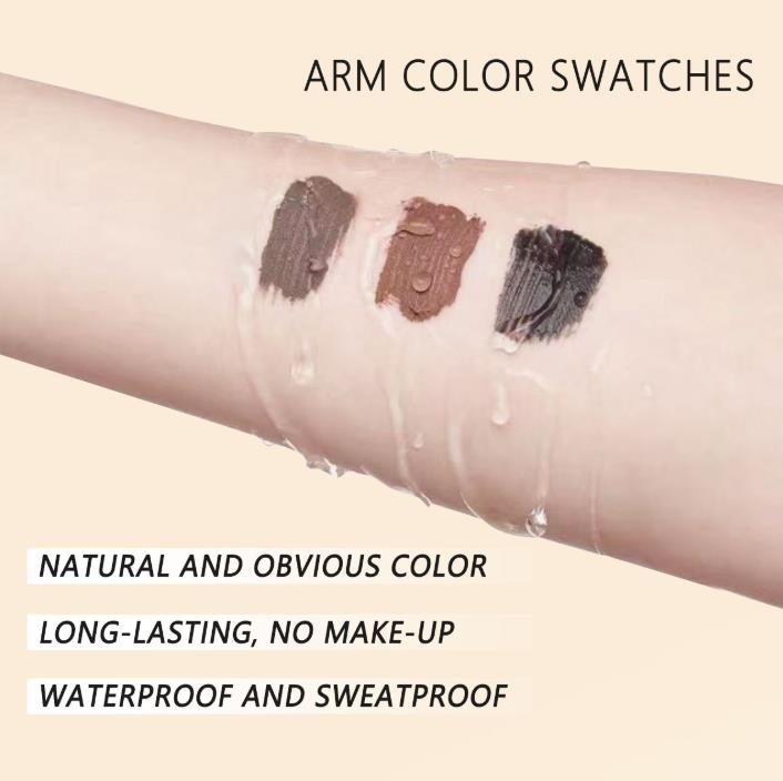 1 Set Eyelashes and Eyebrow Tint Dye Eyebrow Dye Waterproof Long-lasting Eyebrow Brow Kit Semi Permanent Eyebrow black brown