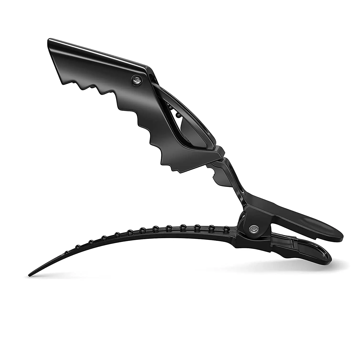 6pcs/set Alligator Hair Clip Hairdressing Clamps Plastic Hair Claw Professional Barber for Salon Styling Hairpins
