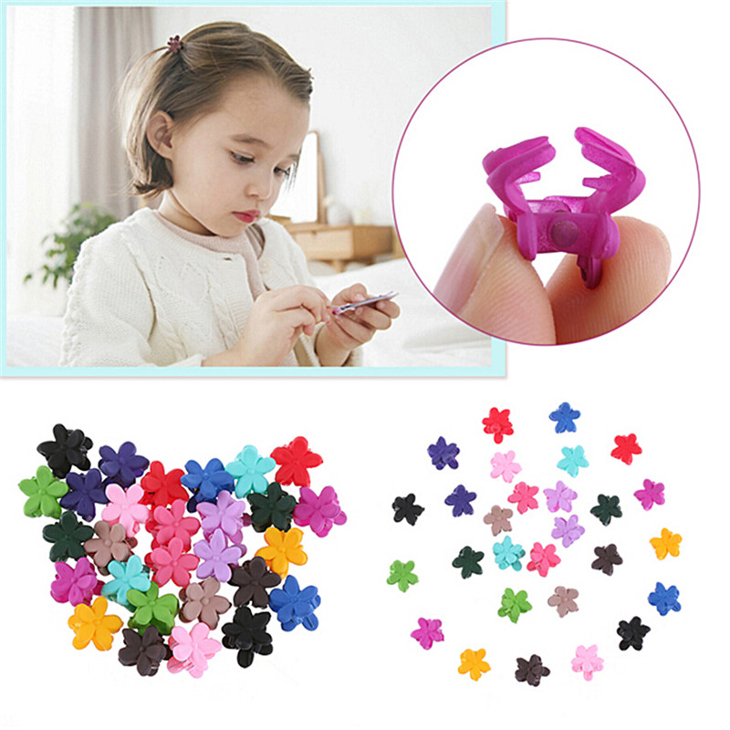 50pcs boxed children's small clip baby girl baby cute hair clip headwear