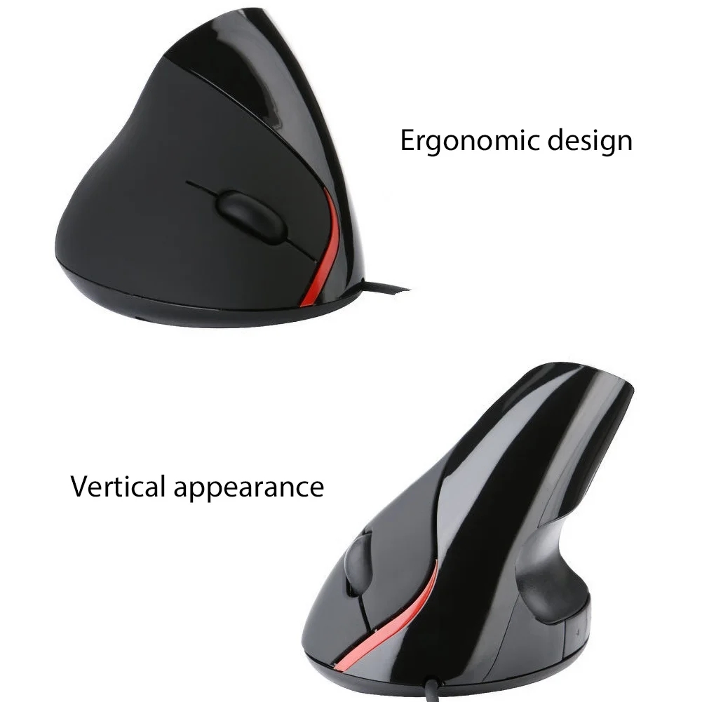 Ergonomic Mouse Vertical Mouse 1200 DPI Optical Mice for PC Laptop Office Mouse gamer игровая мышь беспроводная мышь