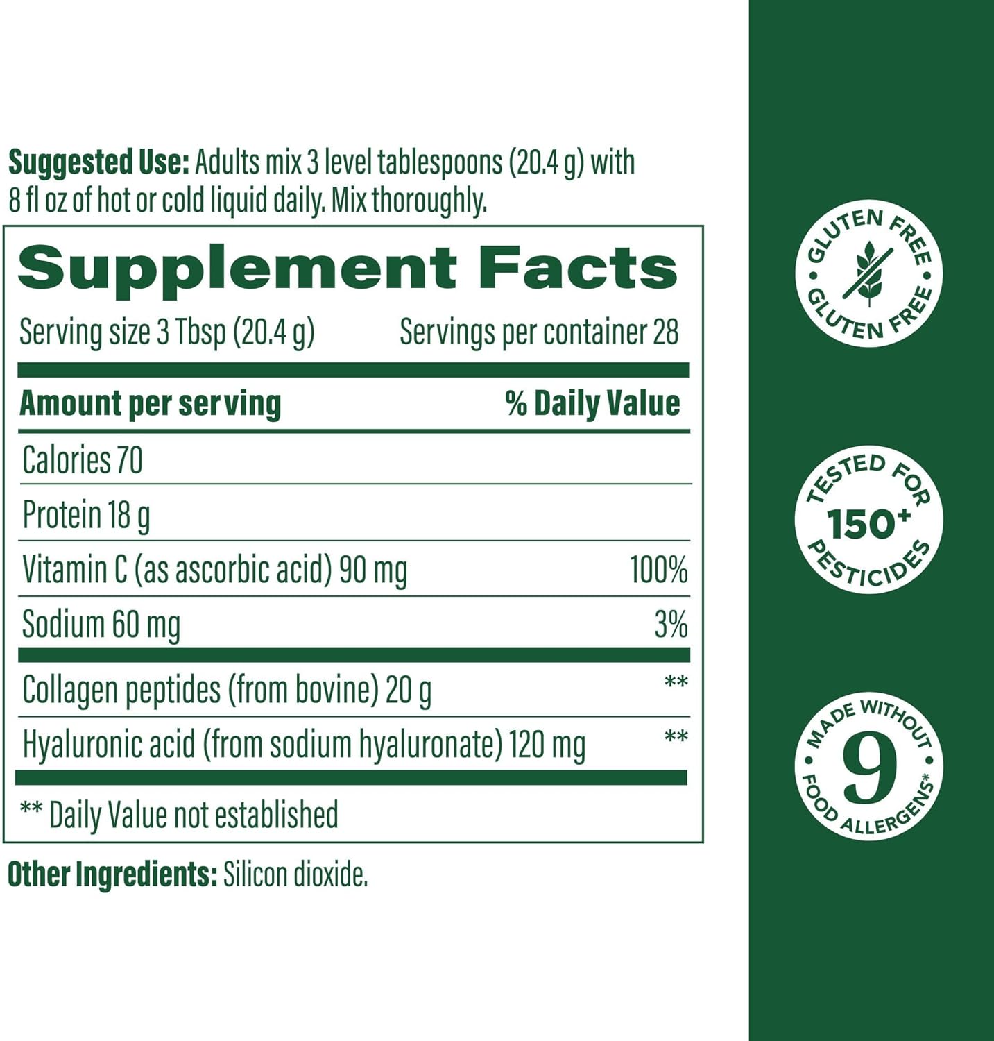 MegaFood Blood Builder Iron Supplement (30 Tablets) & Collagen Peptides (20 oz) Bundle - Iron for Red Blood Cell Production - Collagen for Hair, Skin