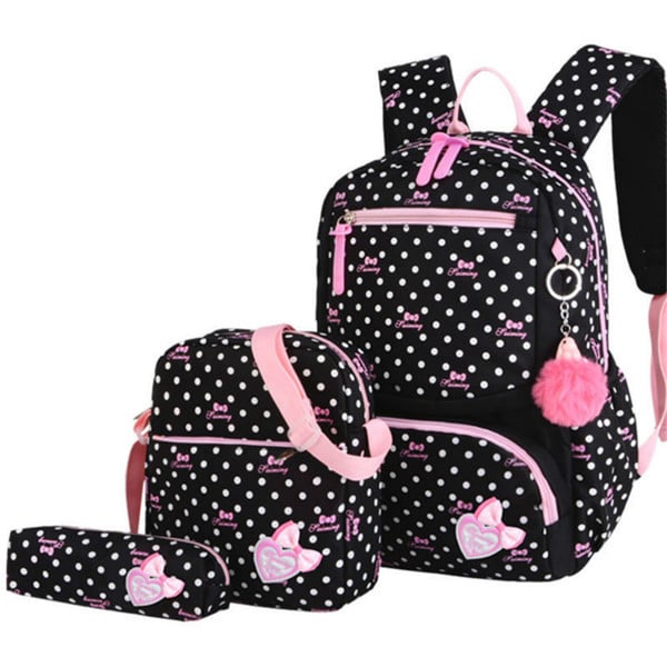 3 Pieces / Set of Printed School Bags Fashionable Children Backpacks Girls Students School Bags