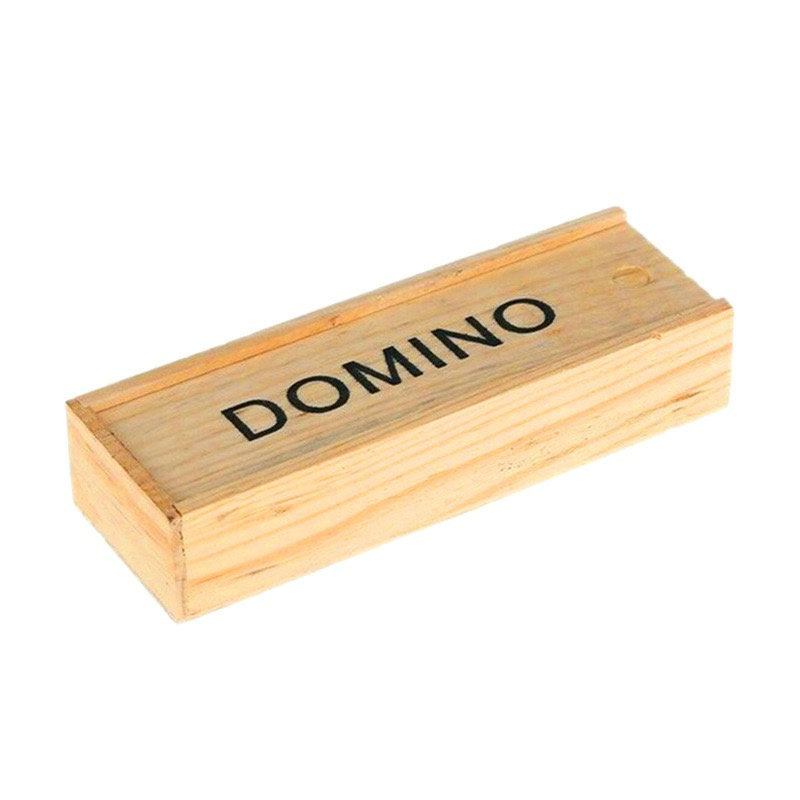Desktop games wooden dominoes high standard wooden boxes dominoes board games bar entertainment