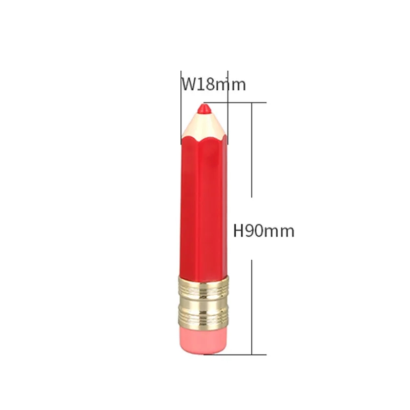 5ml Lip Glaze Lipstick Empty Tube Mini Pencil DIY Injection Molded Transparent Lip Gloss Tube Cosmetic Tubing
