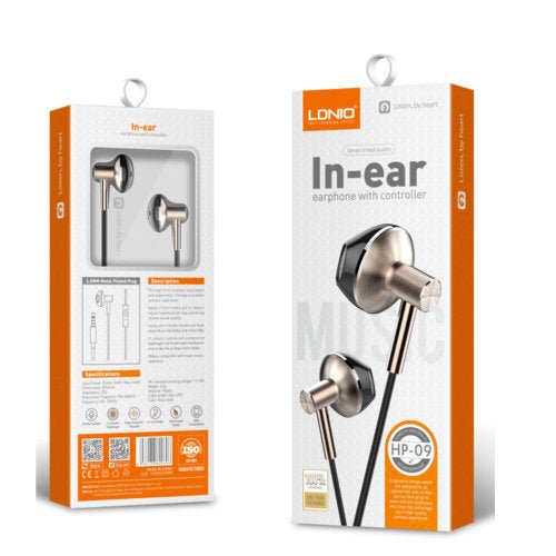 LDNIO IN-EAR EARPHONE TYPE-C HP09C