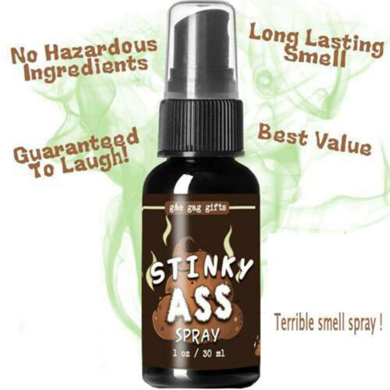 30ml Novelties Liquid Fart Gag Prank Joke Spray Can Stink Bomb Smelly Stinky Gas Funny Trick Fun Gadgets Toys For Children