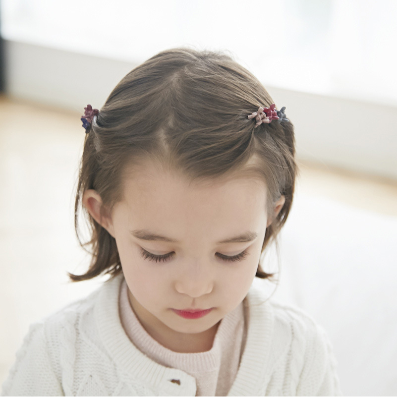 50pcs boxed children's small clip baby girl baby cute hair clip headwear