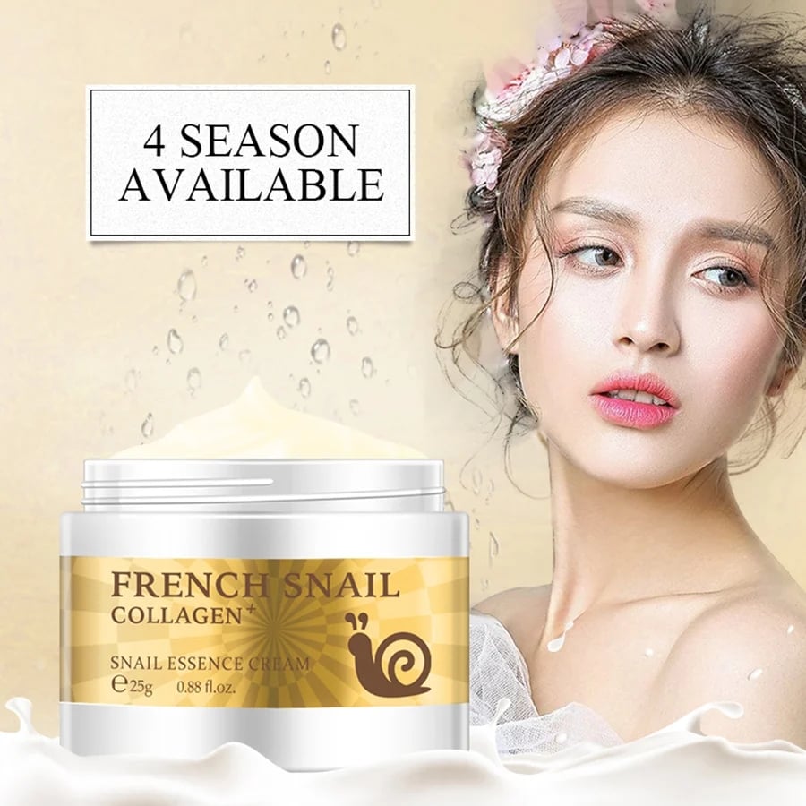 LAIKOU Brand Snail Face Cream Acne Scar Removal cream For Face Skin Care Whitening Cream Snail Stretch Marks Nourishing For Face