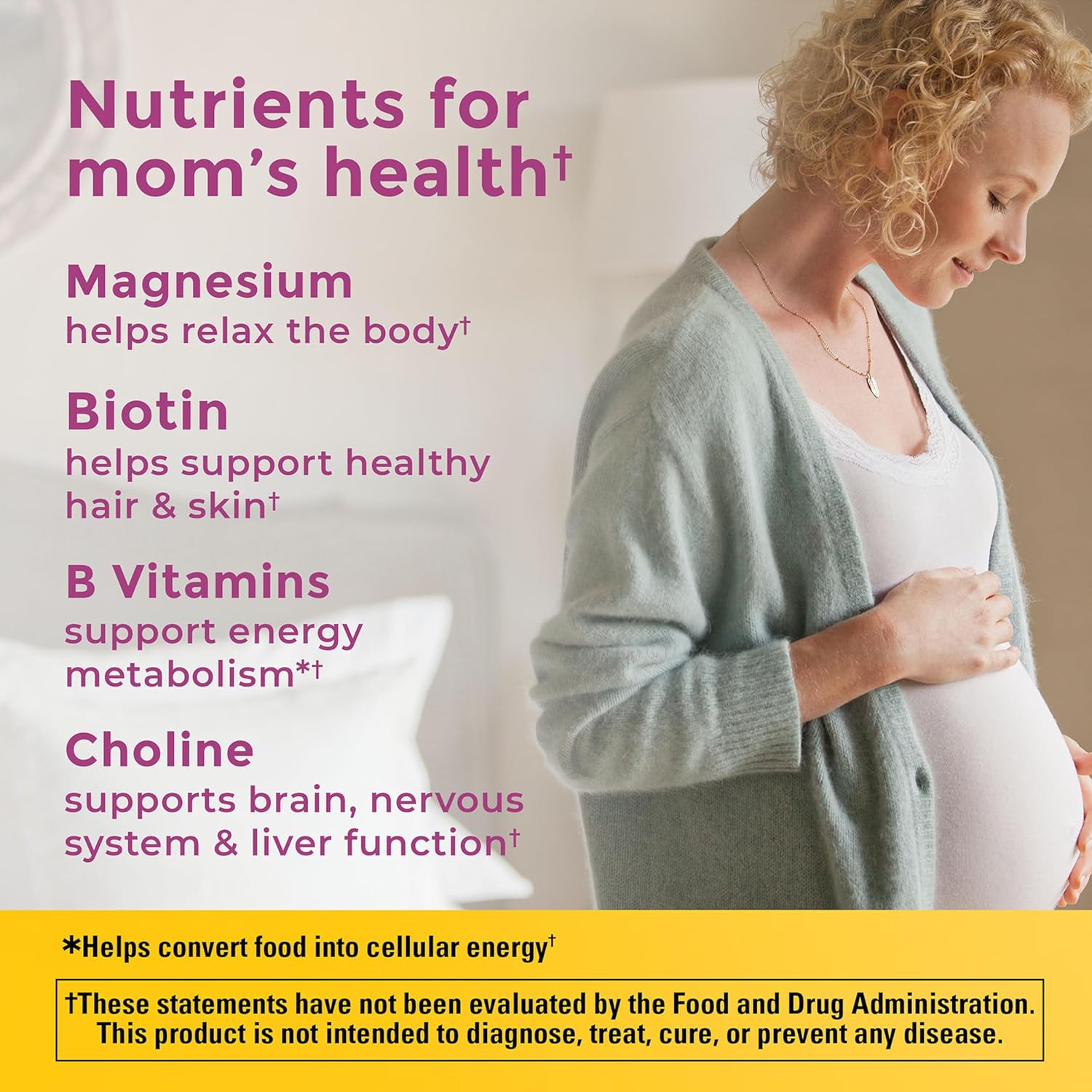 Nature Made Prenatal Gummies with DHA and Folic Acid, Prenatal Vitamins for Women for Daily Nutritional Support, 60 Gummies, 30 Day Supply