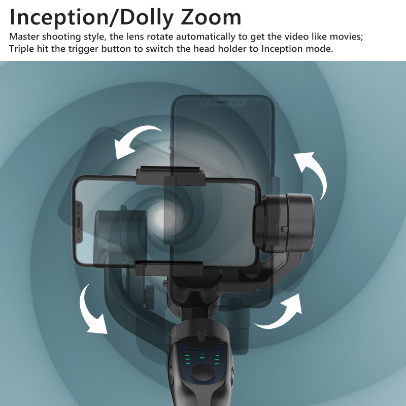 F8 3 Axis Gimbal Handheld Stabilizer for Phone Holder Video Record For Xiaomi iPhone Stabilizer Cellphone Gimbal Smartphone