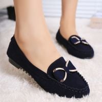 New Fashion Women's Flats Round Toe Shoes New Women Autumn Ladies Ballet Flat Casual Single Shoes