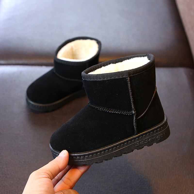 Fashion Children Casual Shoes Girls Boys Cotton Snow Boots Warm Kids Boots Boy Winter Cotton Shoes Sneakers