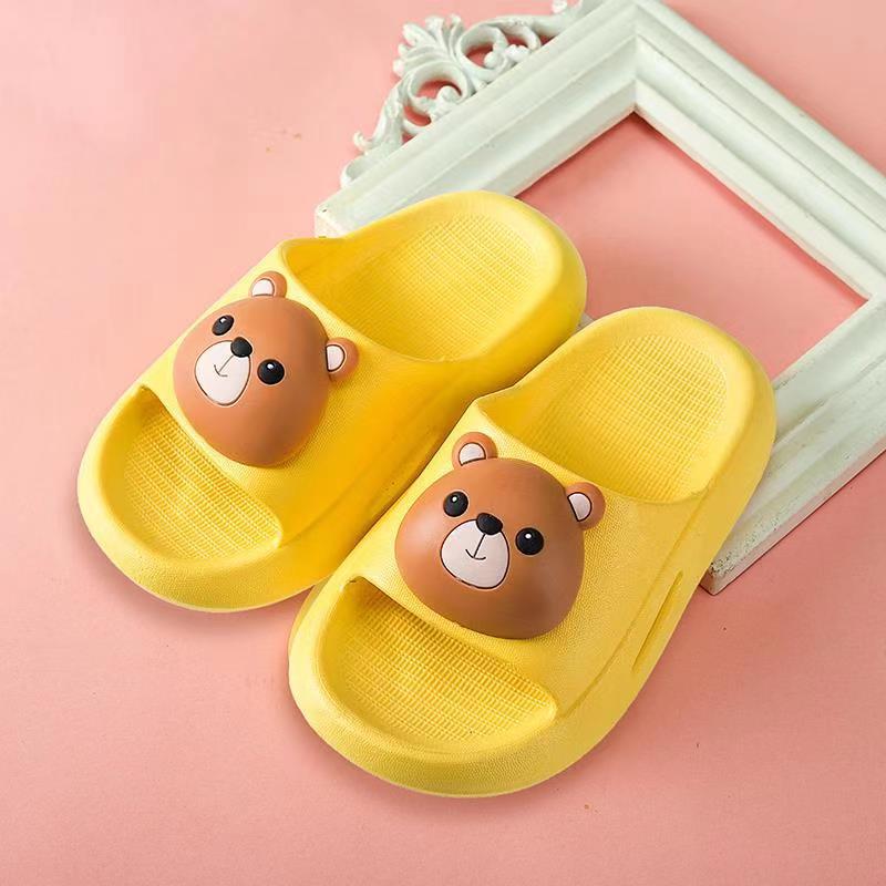 New Children's Slippers Summer Cartoon Soft Bottom Comfortable Girls Sandals Home Bathroom Baby Shoes