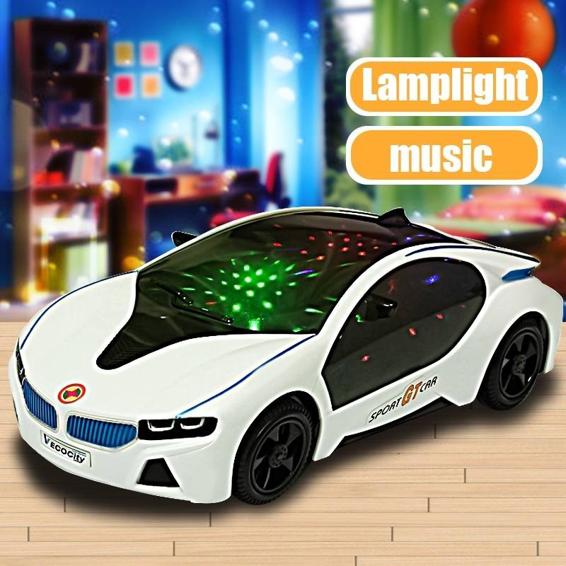Music Sound Electric Toy Cars Kids Children Christmas Gift 20cm*9cm*5cm