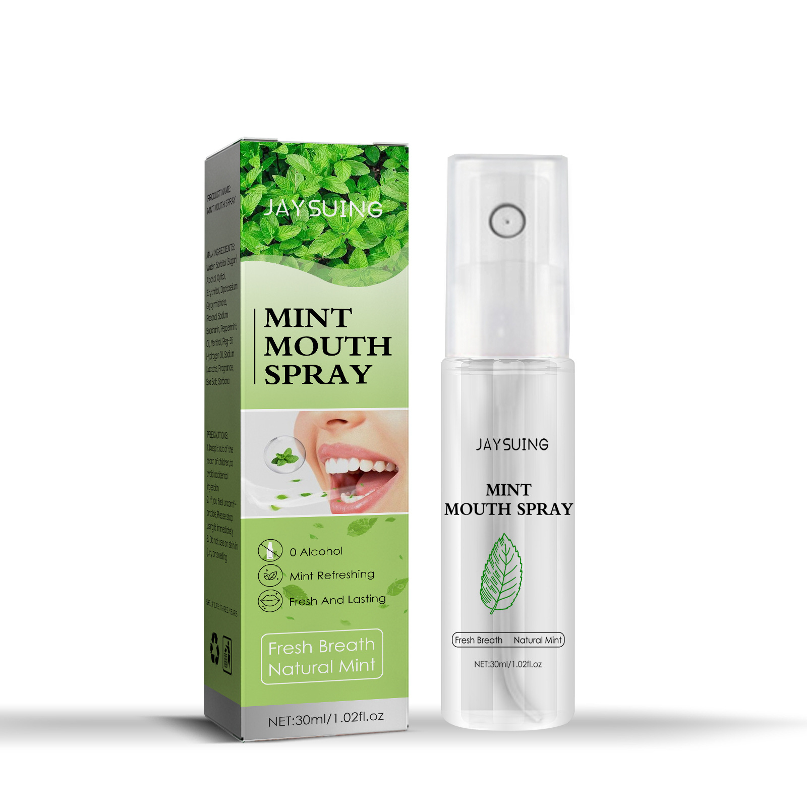 Breath Freshener Mint Mouth Spray Remove Smoke Smell Bad Breath Fresh Breath Portable Mouth Freshener Oral Spray