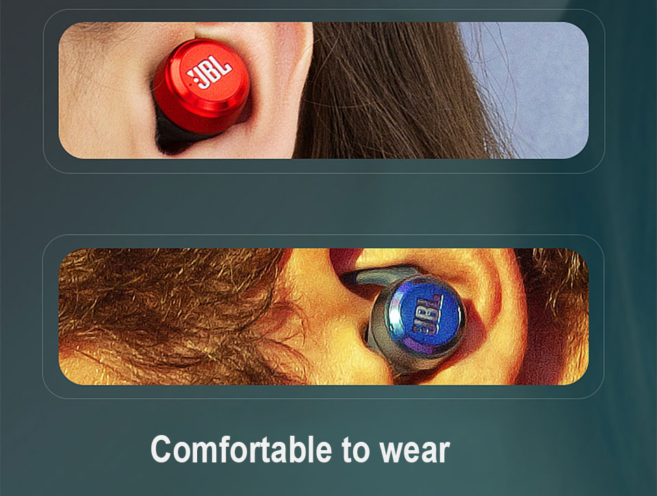 100% Original JBL T280 TWS Wireless Bluetooth Earphone Sports Earbuds Bass Jbl Headphones Waterproof Headset Charging Case
