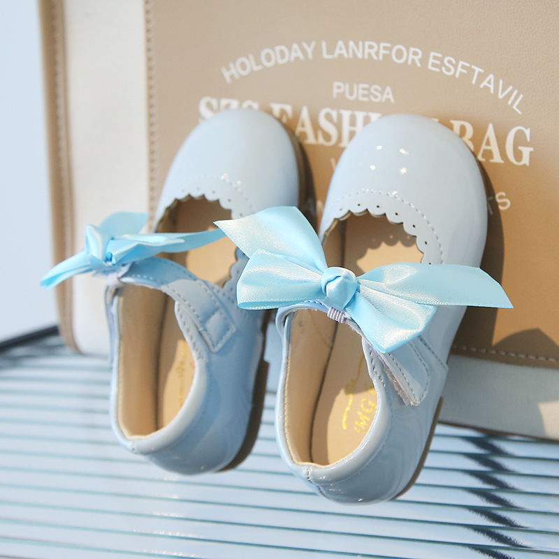 Girl Baby Cute Bow Multi purpose Single Shoe Spring and Autumn New Princess Leather Shoes