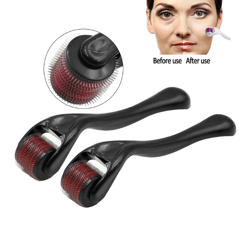540 derma roller pure microneedling0.2/0.25/0.3mm Length titanium dermoroller microniddle roller for face skin care treatment