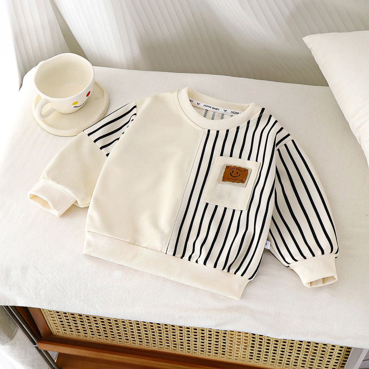 2PCS Autumn Children Clothes O-Neck Long Sleeve Sweater Boys Girls Trendy Children's Clothing Kids Tracksuit