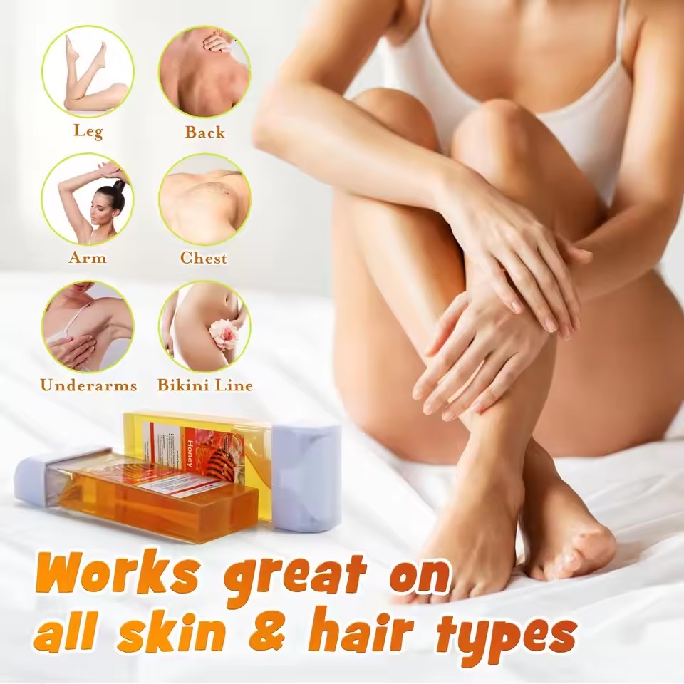 220VPortable Roll on Wax warmer Soft Wax Heater Waxing Kit for Women Men Waxup Roller for Travel Home WaxRoller for Hair Removal