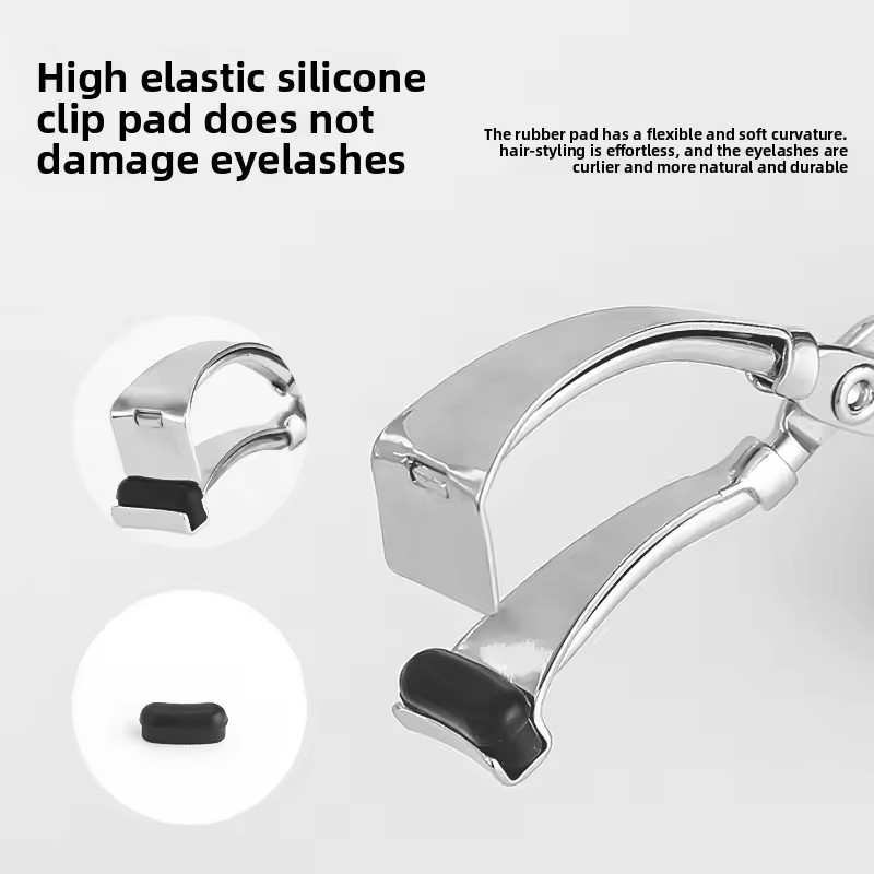 1pc Stainless Steel Eyelash Curler Mini Portable Lash Curling Tool For Women Durable Makeup Accessory Beauty Device