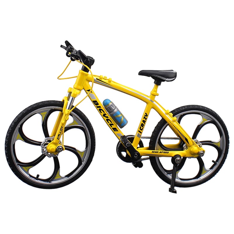 1:10 Diecast Bicycle Alloy Miniature Finger Racing Boys Bike Model Ornament Living Room Kids Gift Children Toy Office Crafts
