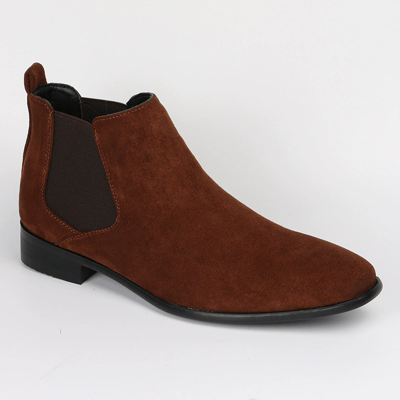 Men's Chelsea Boots Versatile Fashionable Short Boots Small Square Head Designer Shoes Heels Cowgirl Boots