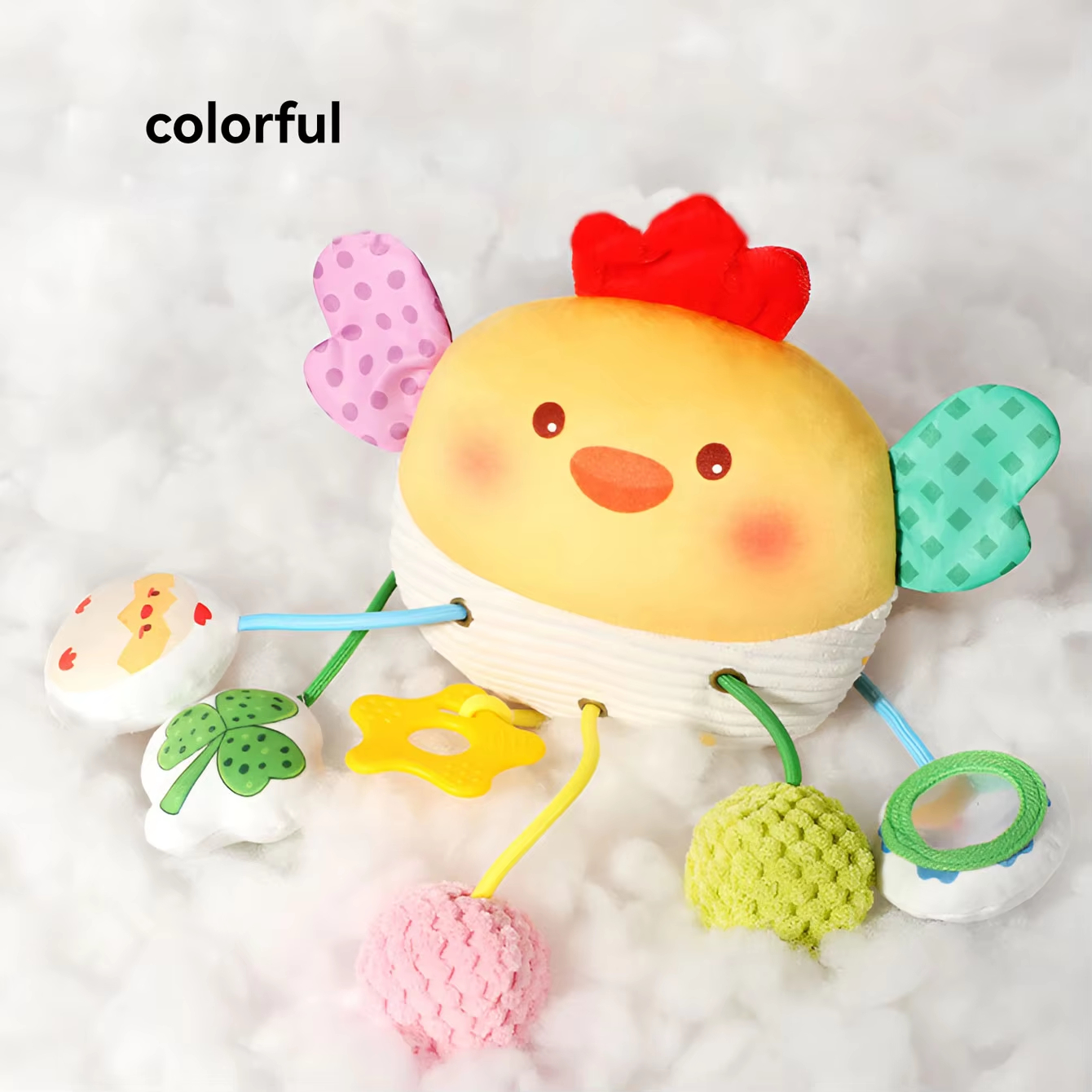 Bed hanging drawstring cheer toy bedbell pendant can be nibbled drawstring cartoon pendant