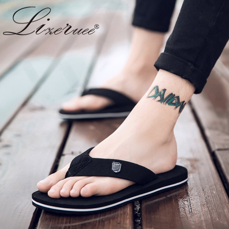 New Summer Men's Slippers Beach Sandals Non-slip Zapatos Hombre Casual Shoes Slippers