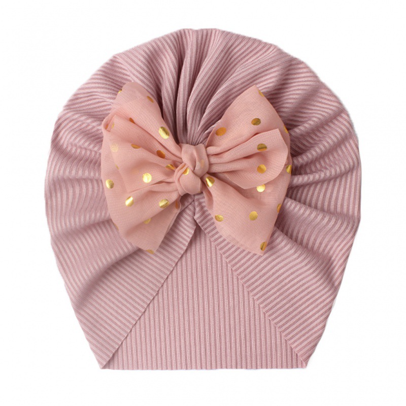 Lovely Shiny Bowknot Baby Hat Cute Solid Color Baby Girls Boys Hat Turban Soft Newborn Infant Cap Beanies Head Wraps