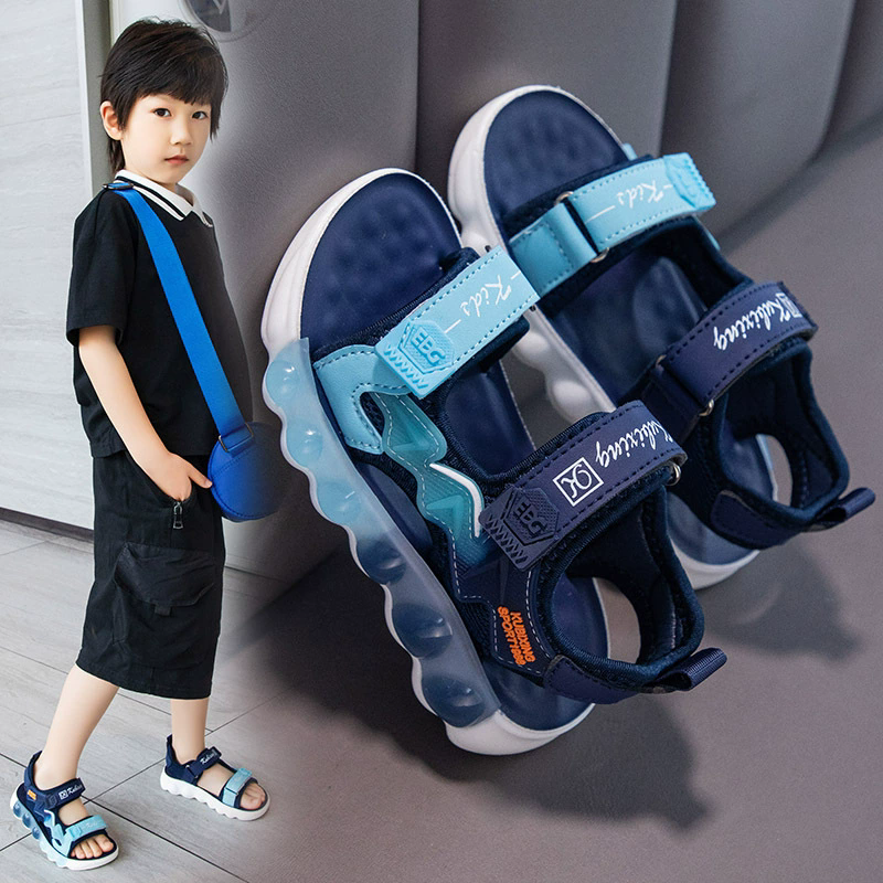 Kids Beach Shoes Candy Color Sweet Boys Girls Fashion Shoes Non-slip Soft Sole 2025 Summer New Children Sandals for Vacation