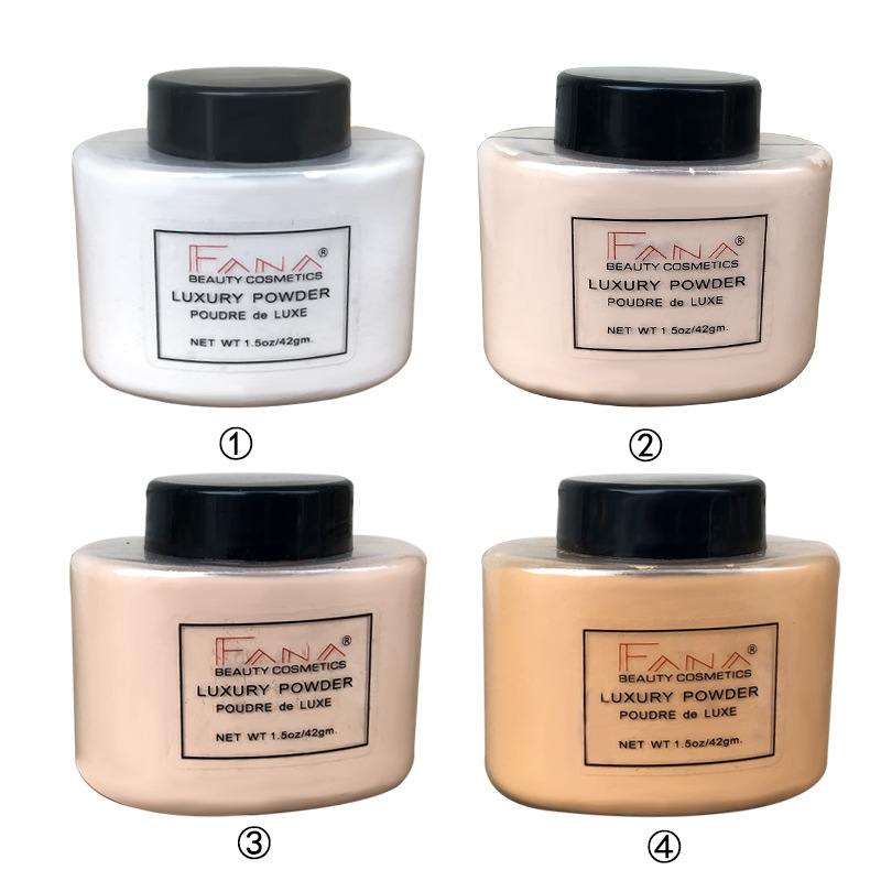 Face Brighten Smooth Loose Powder Concealer Makeup Powder Banana Powder Long Lasting Oil Control Setting Powder