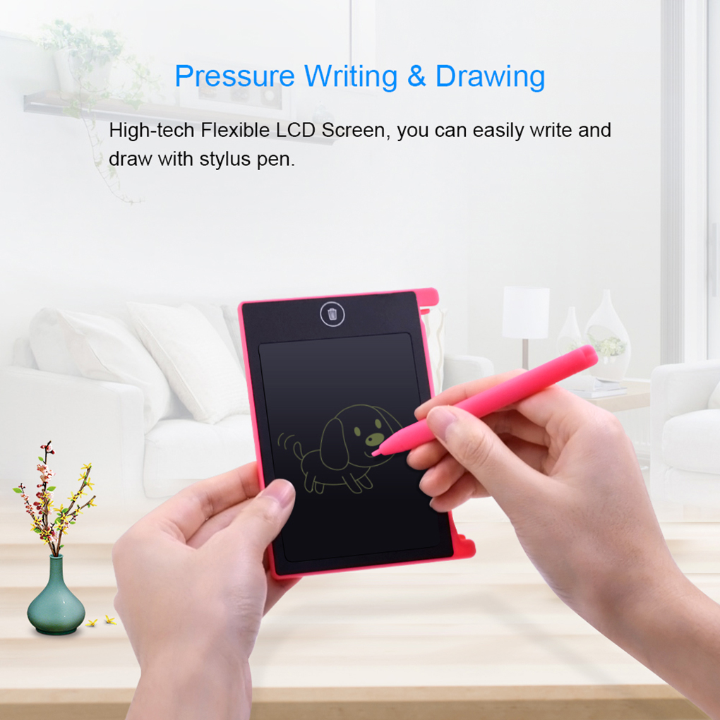 4.4 Inch LCD Writing Tablet Mini Digital Graphic Tablet Electronic Handwriting Board Drawing Pad Notepad Drawing Board
