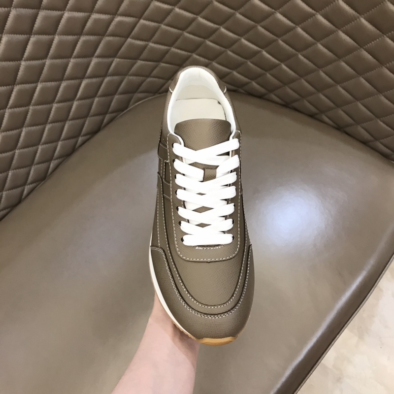 Hermes sneakers Men's and women's shoes Running shoes Low-top casual shoes Soft sole sports shoes Twill canvas shoes 38-44