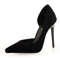 BEST PRICE Rabbit hair female buckle sandals high heel shoes