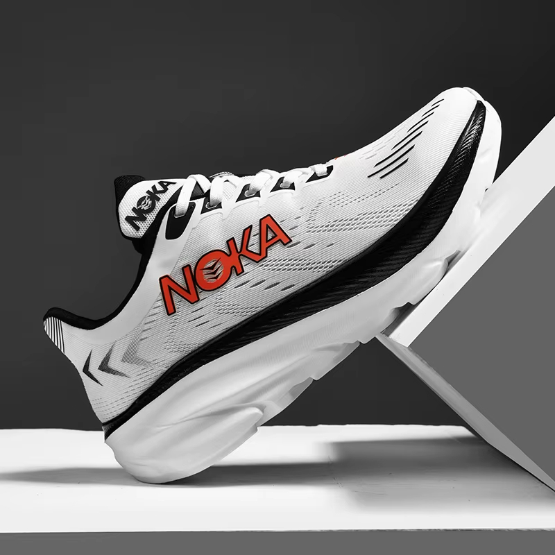 New Casual Sneakers Marathon Air Cushion Men Sports Running Shoes Breathable Lightweight Comfortable Athletic Nonskid- Sneakers
