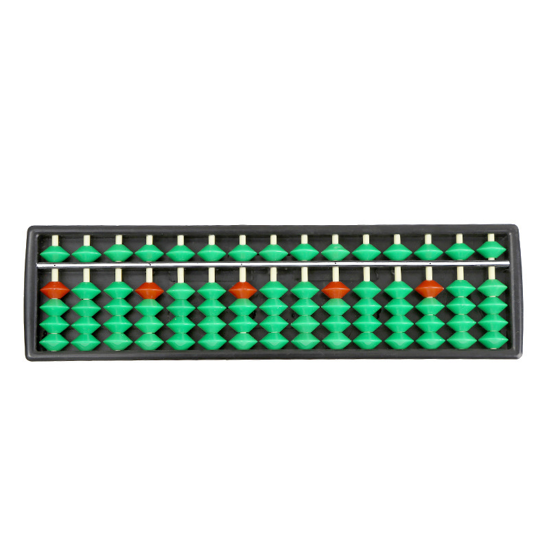 Portable Chinese 23 Digits Column Abacus Arithmetic Soroban Calculating Counting Math Learning Tool for Children