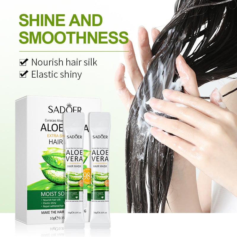 SADOER Aloe Vera Super Brightening Repair Hair Mask Repair Nourishing and Smooth