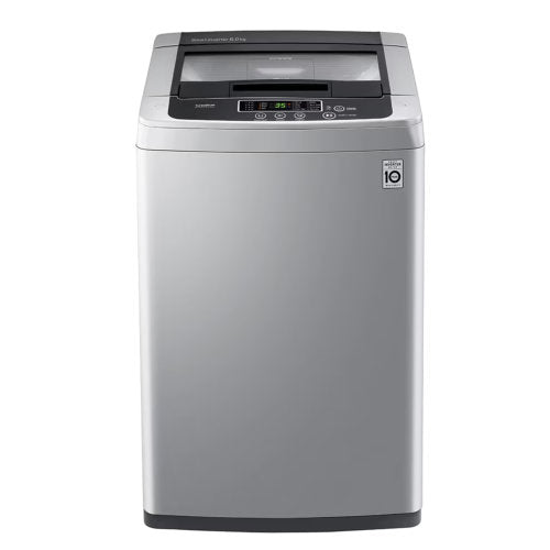 LG 8KG SMART INVERTER TOP LOAD WASHING MACHINE SILVER