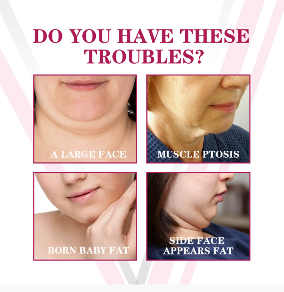 V-Shaped Face Cream Lift Firm Tighten Remove Double Chins To Create A Small V Slim-ming Face Anti Agin-g Beauty Massage Products