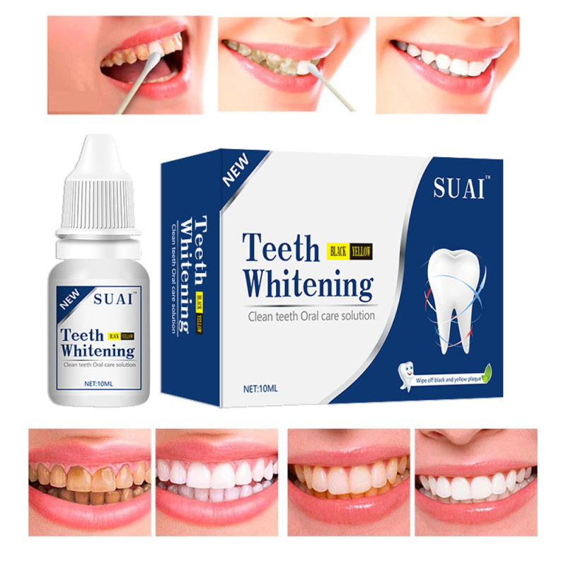 SUAI Tooth Whitening Tool Whitening and Tooth Washing Powder Whitening and Brightening Tooth Paste Quick acting Stone Smoke Stai