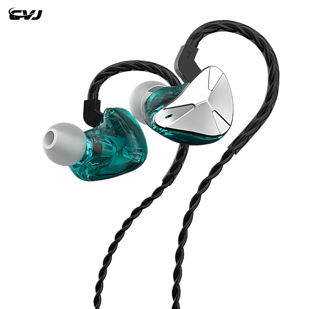 Newest CVJ Demon In Ear Earphone Dynamic DJ Monitor IEM Earbud HIFI Sport Noise Cancelling Headsets MT1 Angel Wings CSA CSE CSK