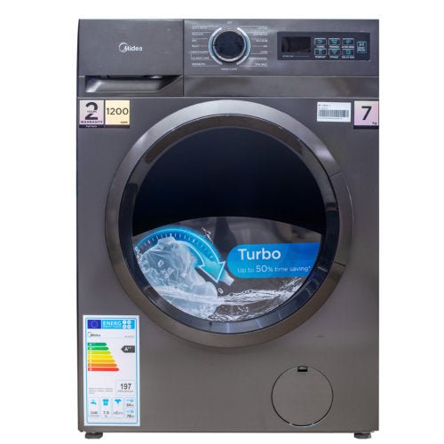 MIDEA MF110W70/T 7KG WASHING MACHINE FRONT LOAD TITANIUM