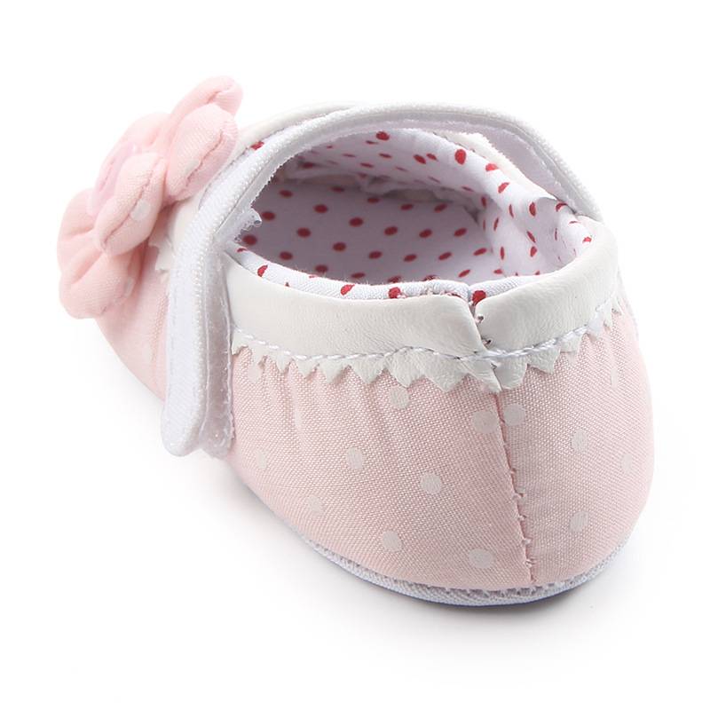 Dot Flower Baby Girls Shoes Soft Bottom Shoes Toddler Shoes Baby Shoes