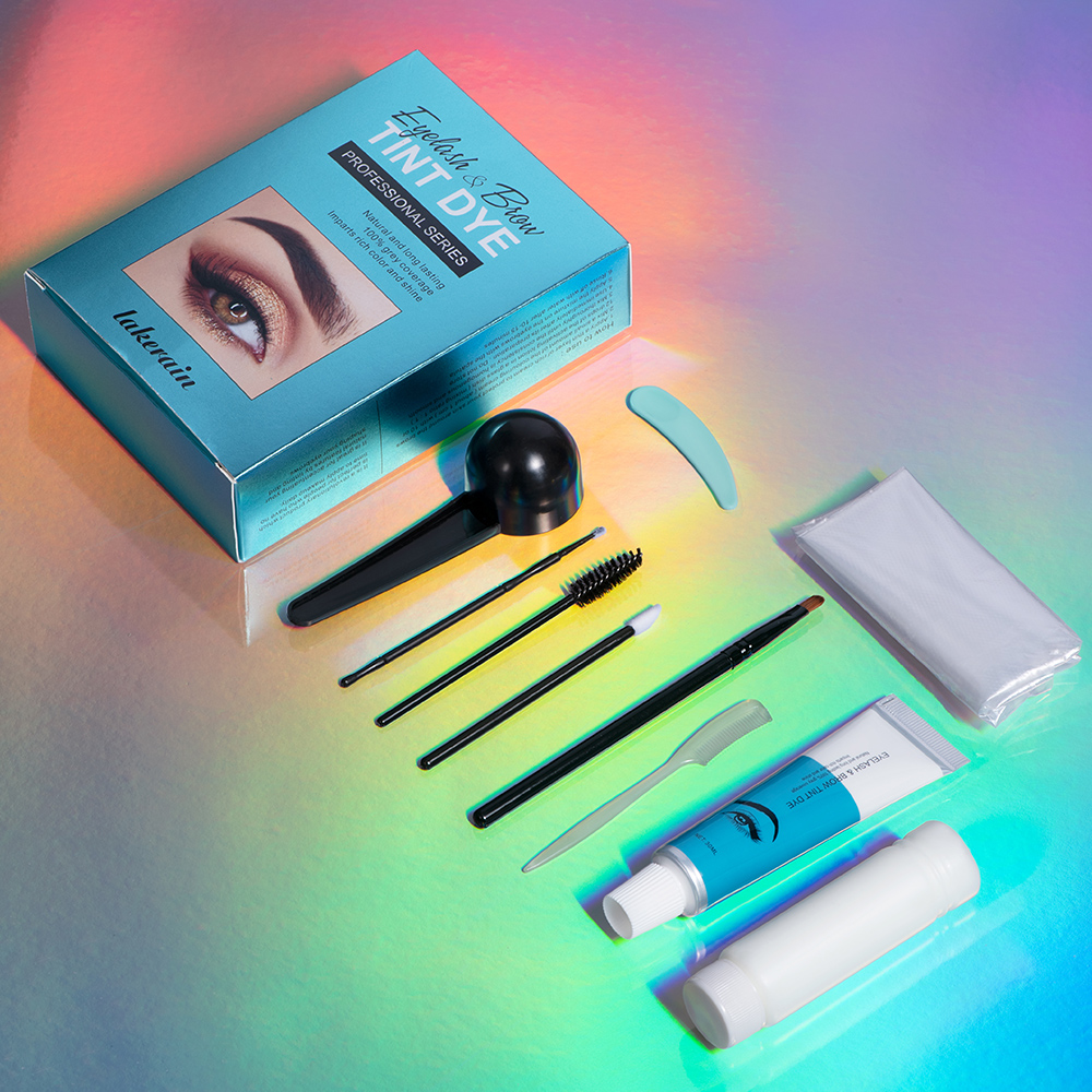 Lash & Eyebrow Tint Dye Kit Lasting 8 Weeks for Professional Eyebrow or Lash Tinting