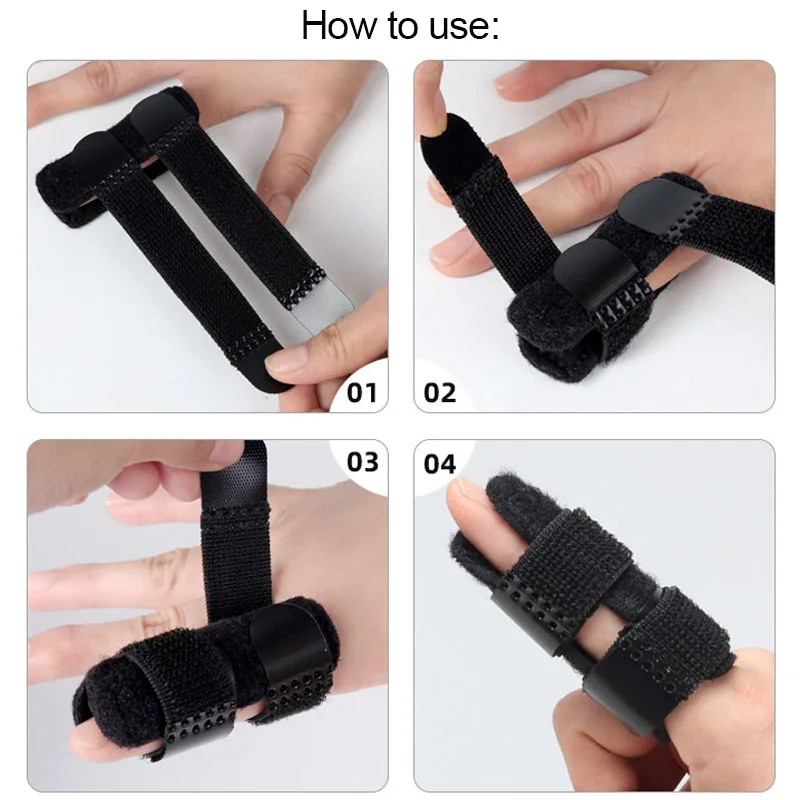 1PC Finger Splints Finger Straightener Finger Support Finger Stabilizer Brace for Broken,Strained, Sprained,Swollen Fingers
