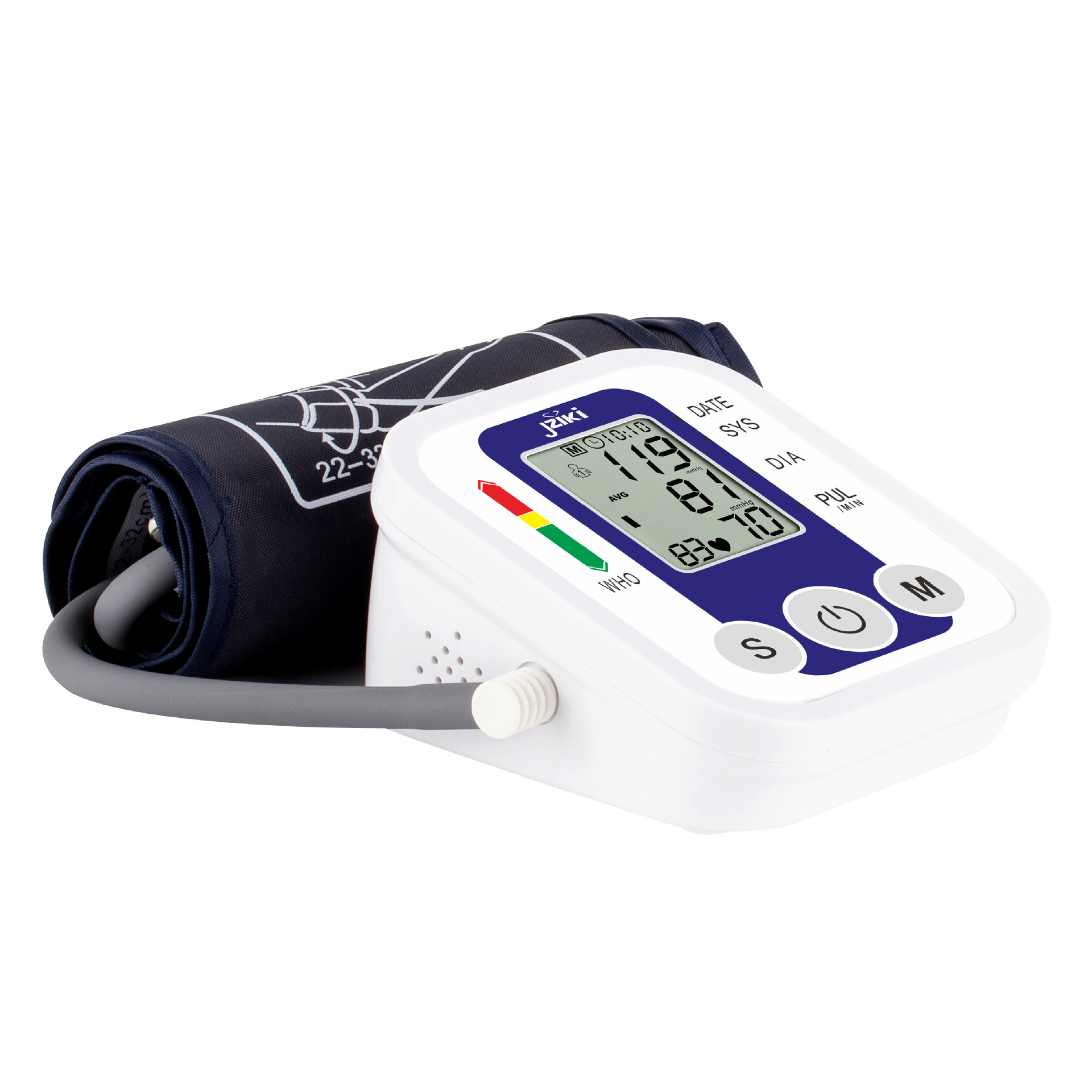 English dry voice electronic sphygmomanometer upper arm type